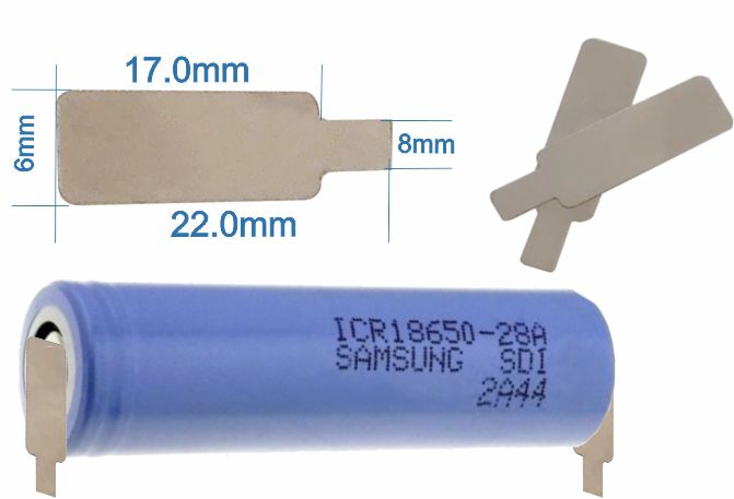 Contacto de Nickel 22x6mm